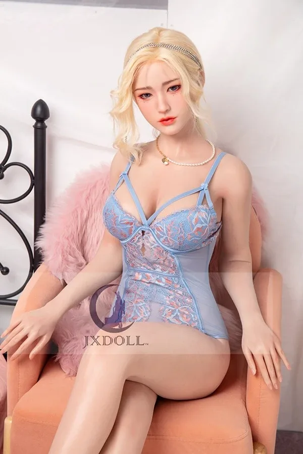 Blonde Korean Sex Doll Sylvie 170cm (Silicone Head ) – Replaceable with Head and Body view 2