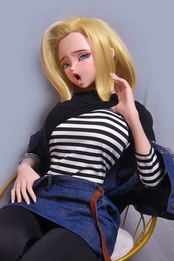 High-end Animation Silicone Android 18 Sex Doll Lazuli 148cm view 2