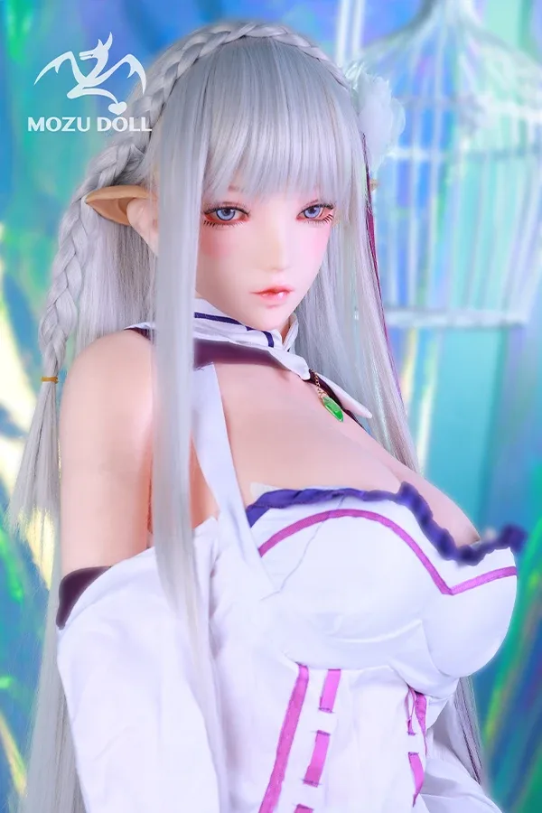 Fantasy Anime Re Zero Sex Doll Emilia 163cm (Free Doll Same Clothes) view 6