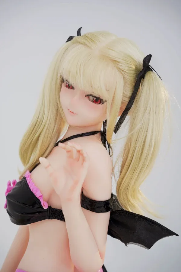 Silicone Blonde Anime Sex Doll Abby 148cm view 5