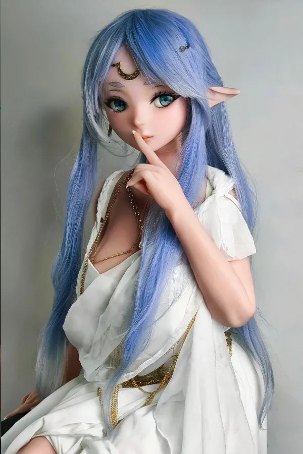 Blue Hair Elf Sex Doll Niwa Yui 148cm