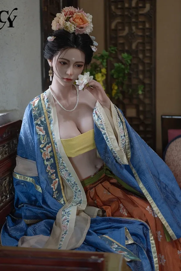 Silicone Head/Full Silicone D Cup Ancient Chinese Sex Doll Wan 167cm (Movable Jaw With Oral Structure) view 2