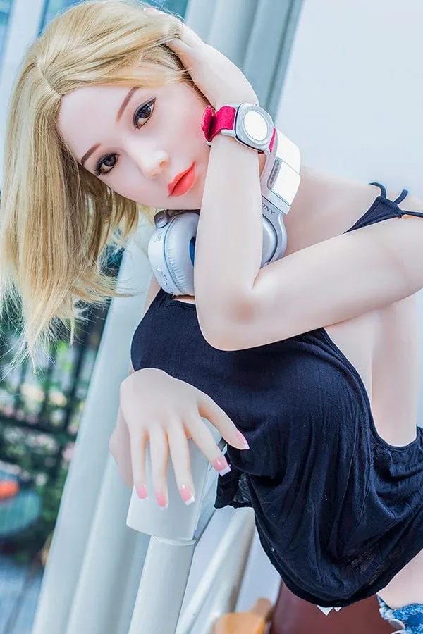 Blond Short Hair Sexy Tall Sex Love Doll Irene 168cm view 2