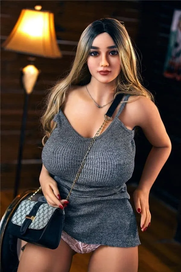 Sexy Mature Life-size Plump Chubby Blonde Sex Doll Brooke 158cm view 5