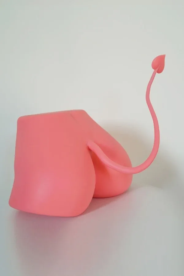 Red Silicone Succubus Sex Doll Butt