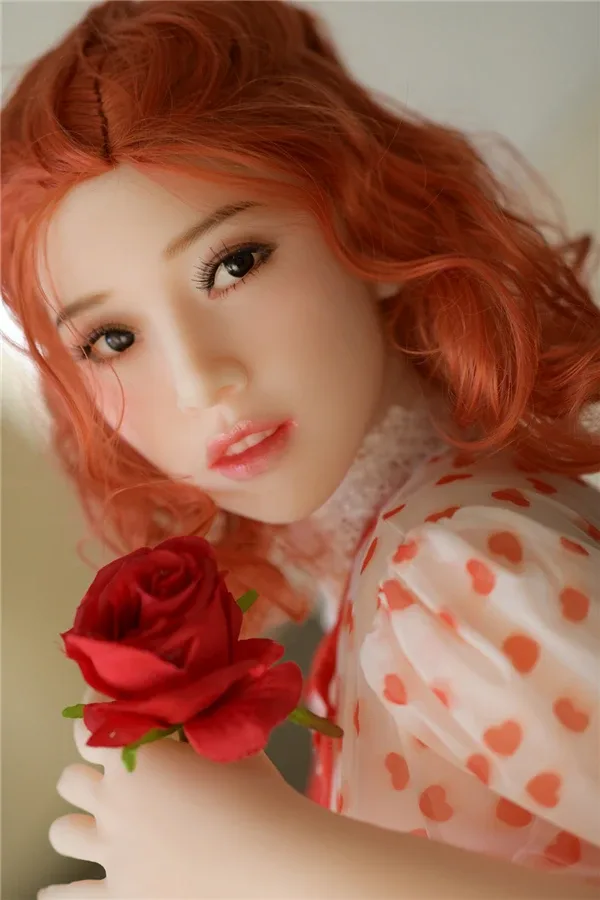 Perfectly Beautiful ASIAN Big Boobs Redhead Sex Doll Amaris 165cm view 5