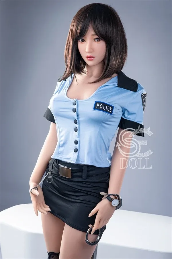 Lifelike Sexy Policewoman Sex Doll Jasmine 163cm view 5