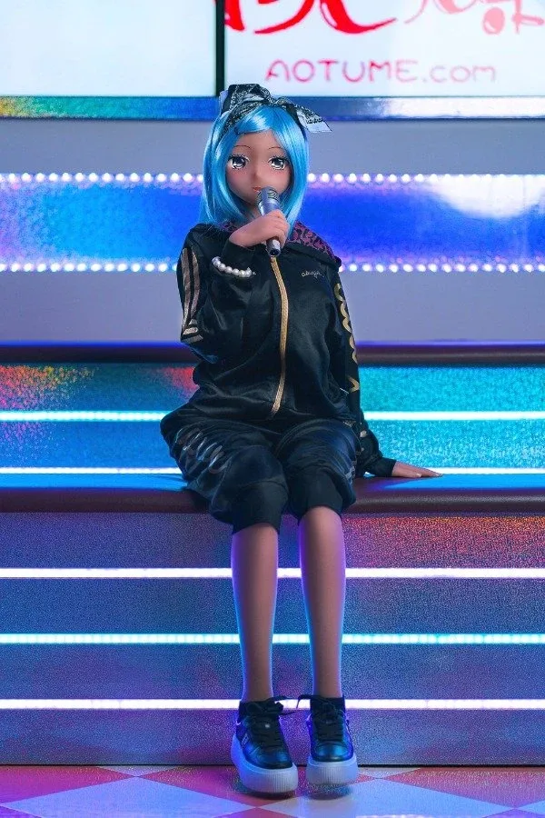 New Blue Hair Sex Doll Journey 155cm view 5
