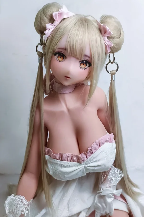 Blonde Pretty Anime Sex Doll Utashiro Shiori 148cm view 2