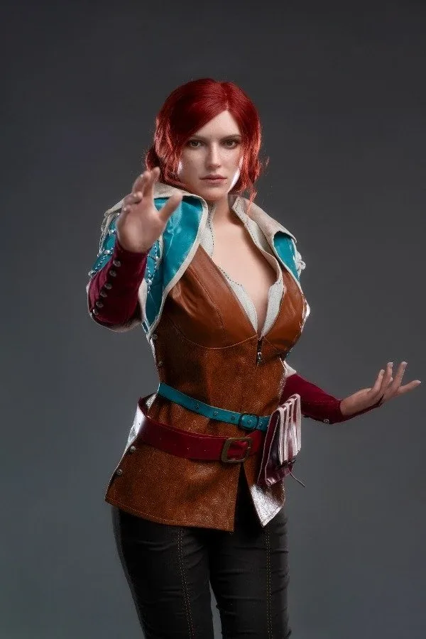 Mature Redhead Silicone Sex Doll Triss 168cm view 6