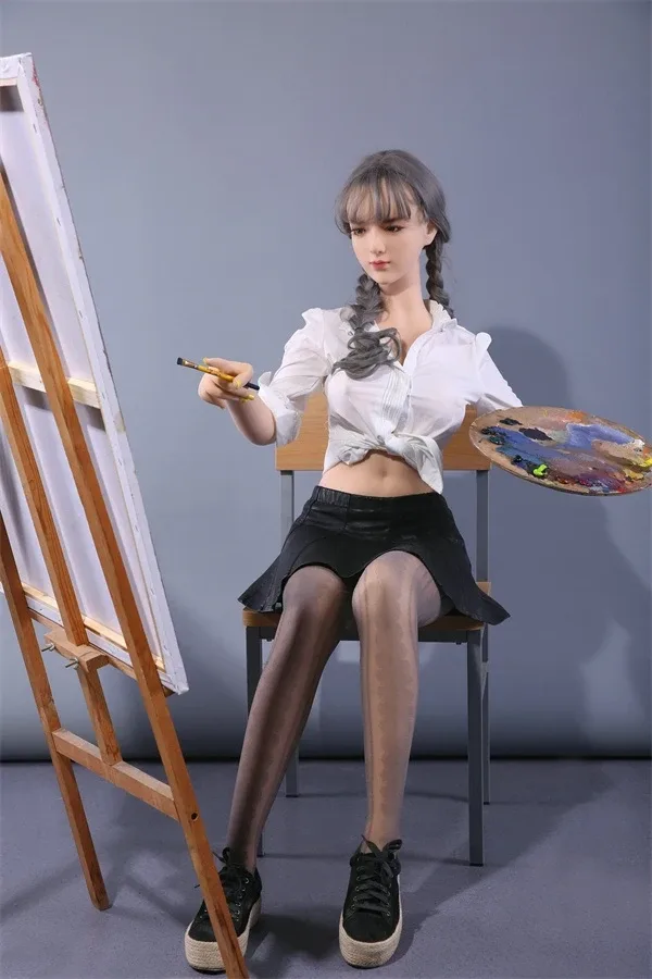 Life-Size Grey Hair Japanese Sex Doll Katie 168cm view 6