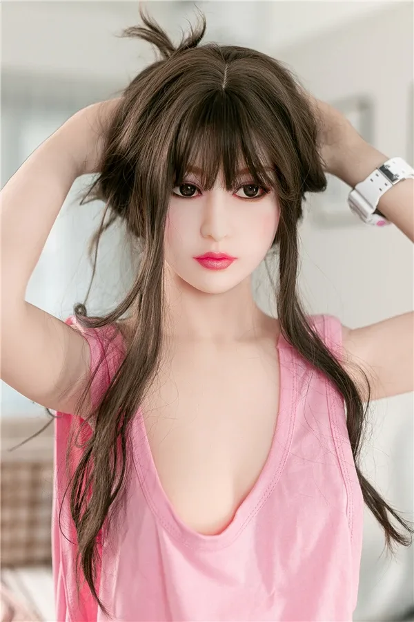 White Skin Small Boobs Japanese Sex Doll Aubrielle 158cm view 5