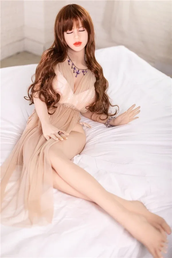 2021 New Eyes Closed Sex Doll Luz 158cm view 5