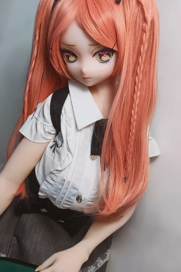 Red Hair Twin Tails Comic Sex Doll Mizutani Yuzu 148cm view 2