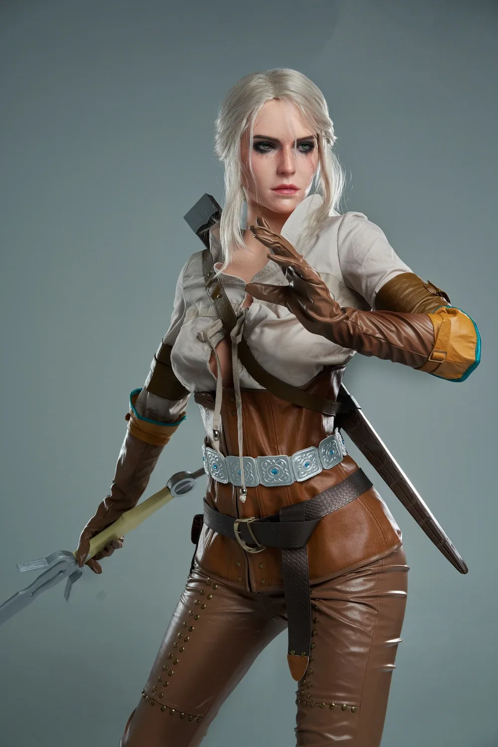 Hyper Realistic Witcher3 Ciri Sex Doll 168cm view 3