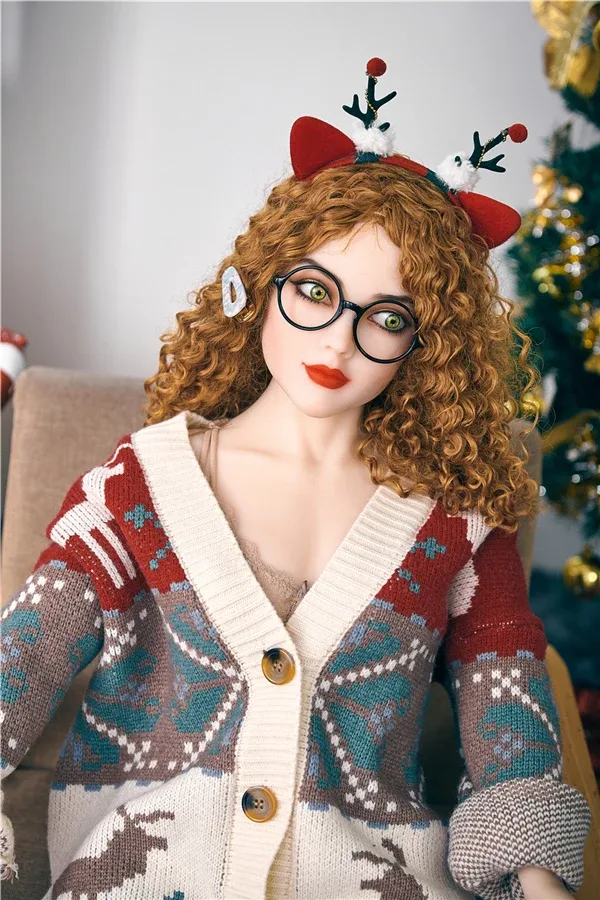 Realistic Lifelike Blonde Female Christmas Sex Doll Daleyza 150cm view 4
