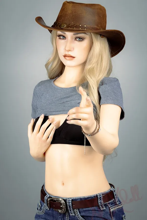 XNX Sino Silicone American Western Cowboy Sex Doll Gemma 160cm