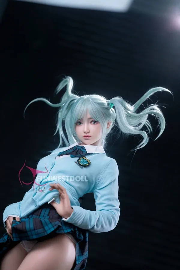 A Cup Big Butt Anime Hentai Silicone Sex Doll Amy 159cm (Real Skin Texture, Soft Head, Free Clothes) view 2