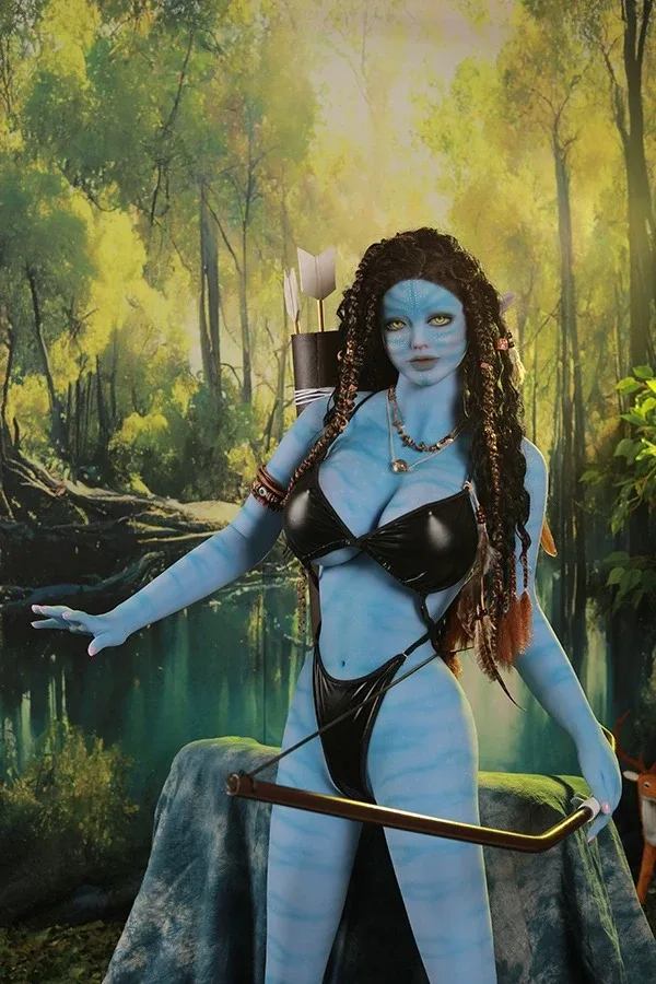 Busty Alien Anime Avatar Na vi Sex Doll Carly 165cm