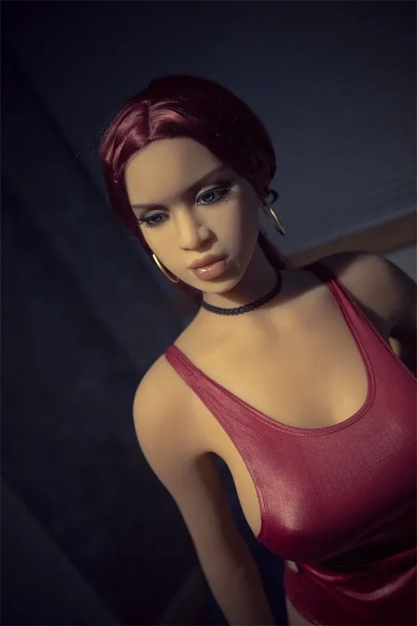 Lifelike Redhead Sex Doll Rihanna 170cm view 4