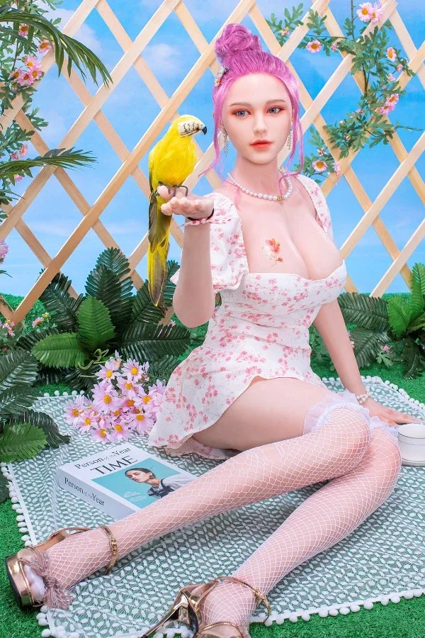 Pink Hair Full Silicone Sex Doll Kyla 160cm (Replaceable with Head and Body) view 3