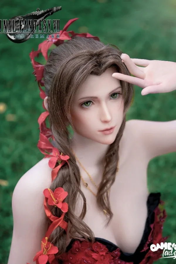 Final Fantasy VII Silicone Sex Doll Aerith 168cm view 2