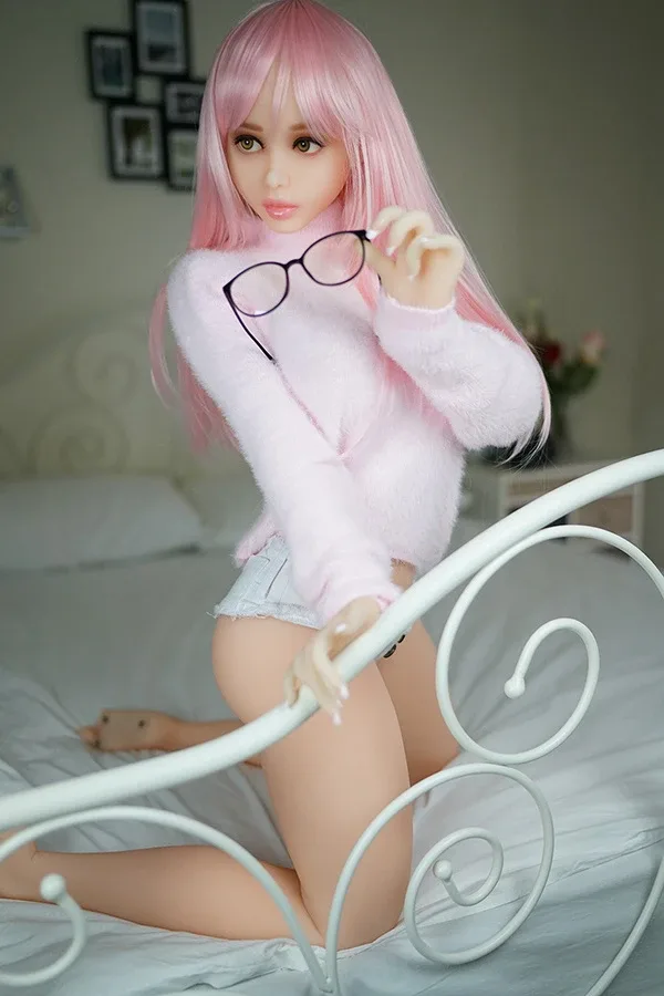 140cm G-cup Pink Hair Sex Doll Ariel