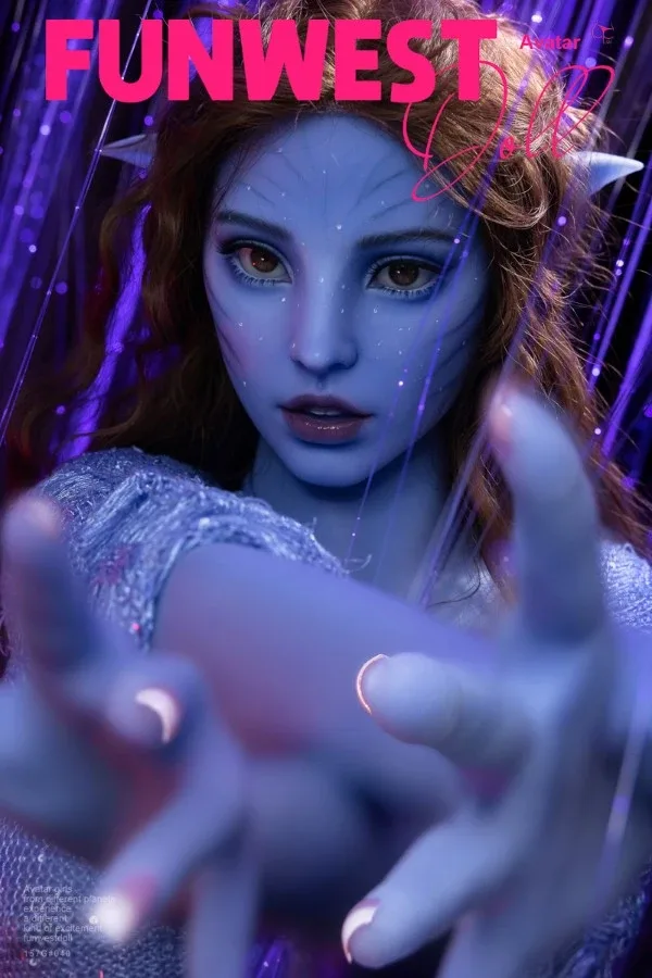 Realistic Blue Avatar Sex Doll Kylie 157cm view 5