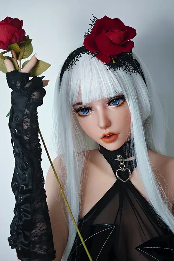 Silver Long Hair Anime Manga Silicone Sex Doll Maggie 150cm view 6