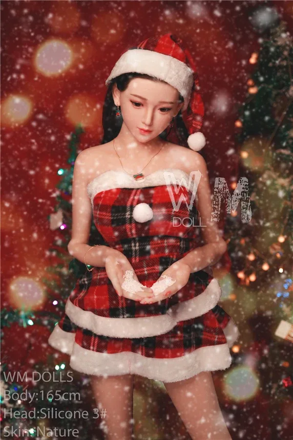 Silicone Life-size Cute Beautiful Christmas Sex Doll Jane 165cm view 3