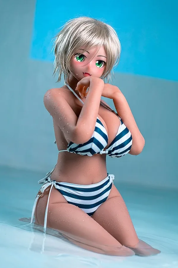 Cute Big Breasts Short Hair Anime Sex Doll Rosemary 155cm view 2