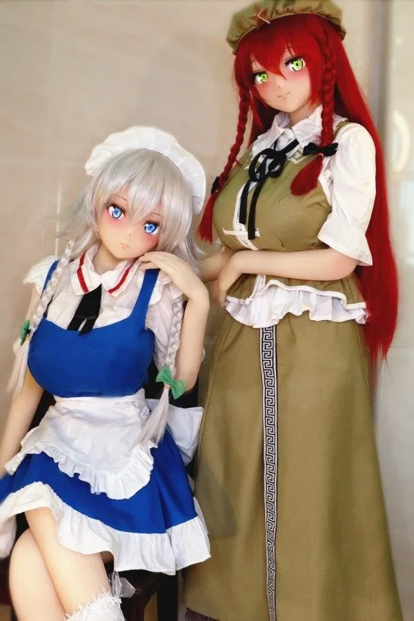 Beautiful Redhead Big Tits Anime Sex Doll Braelyn 155cm view 3