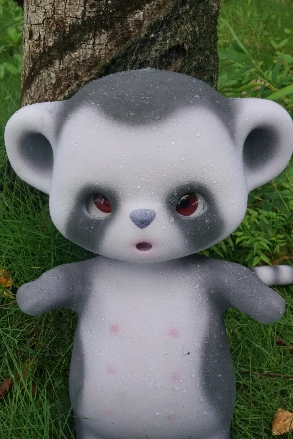 Silicone Cute Fantasy Animals Raccoon Sex Doll Roxy 47cm view 2