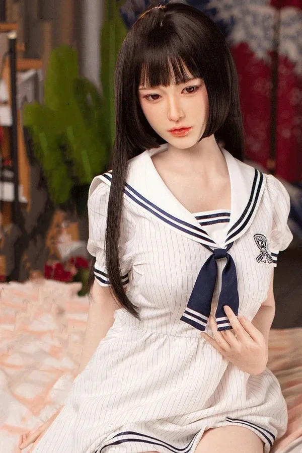 Brunette Asian Sex Doll Kinslee 160cm (Silicone Head) – Replaceable with Head and Body