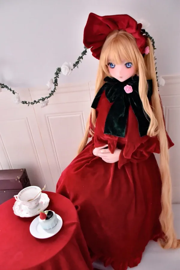 Cute Blonde Manga Sex Doll Utashiro Shiori 148cm view 6