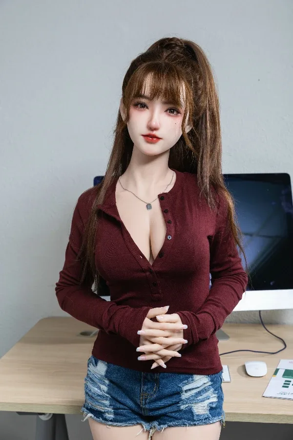 Beautiful Fair Skin Asian Silicone Sex Doll Marlee 166cm