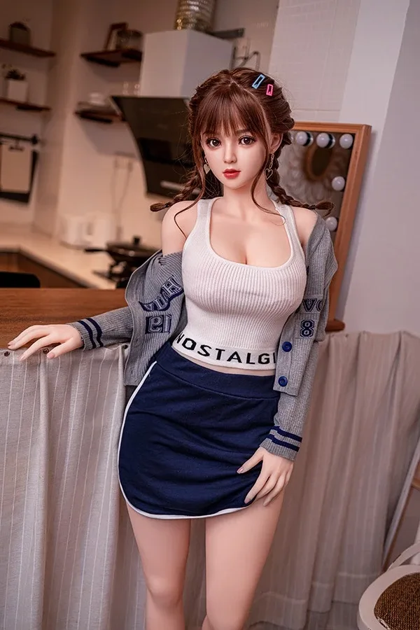 Beautiful Cute Double Ponytail Sex Doll Marlee 163cm (Silicone Head) view 2