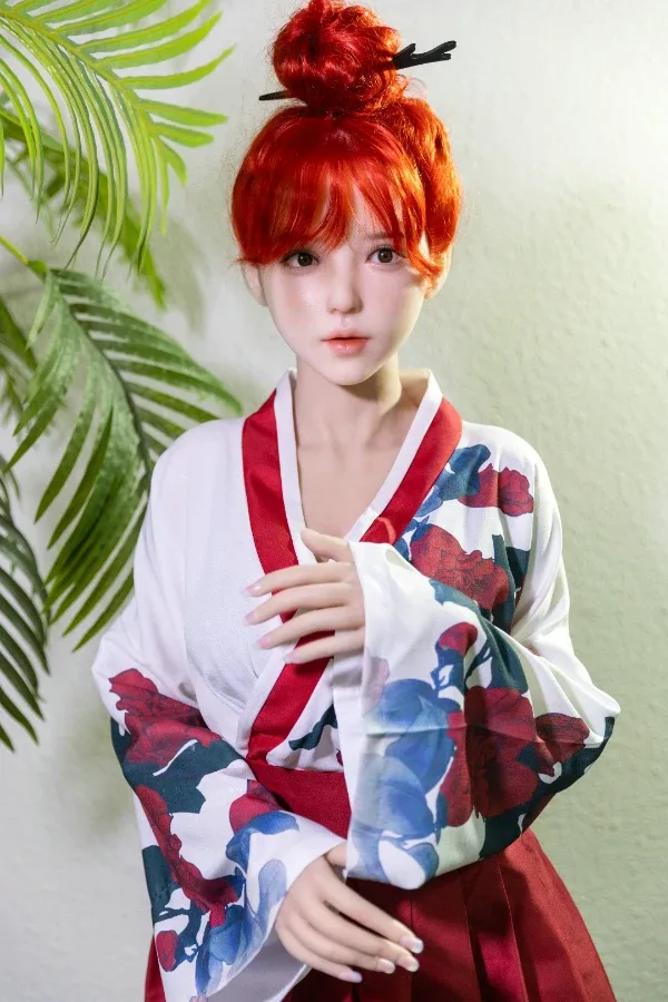 Super Pretty Cute Redhead Sex Doll Feng 166cm view 3