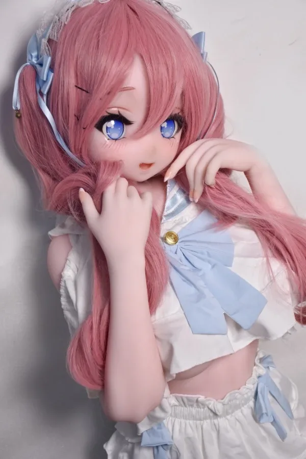 Super Cute Pink Hair Anime Manga Sex Doll Molly 148cm view 5