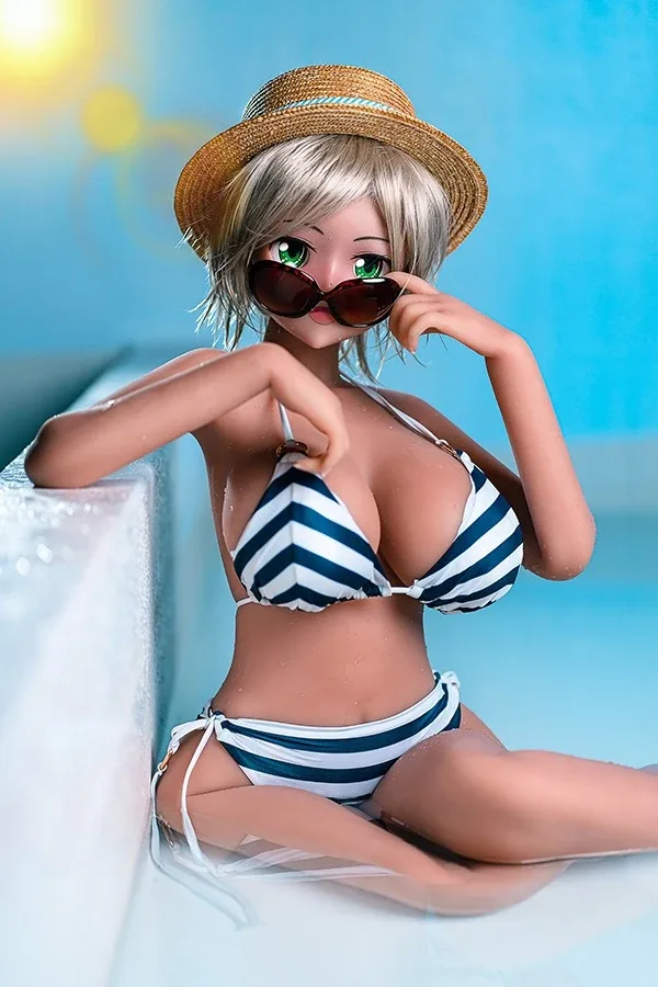 Cute Big Breasts Short Hair Anime Sex Doll Rosemary 155cm view 3