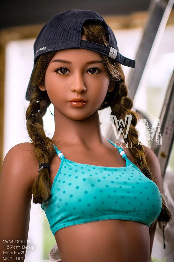 Asian black sex doll Charlotte 157cm view 4