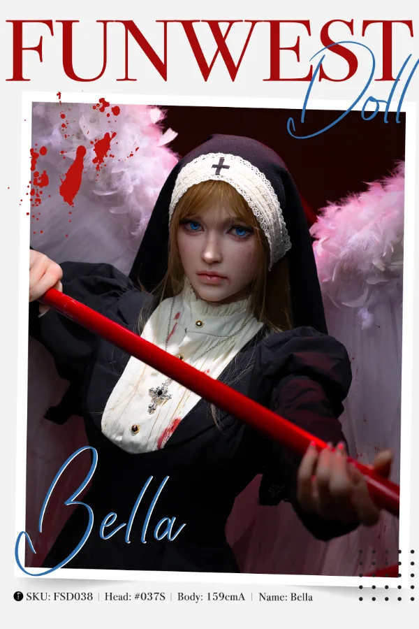 Bella – Silicone 159cm/62.6″ B-CUP 34kg/74.96lbs Sex Doll