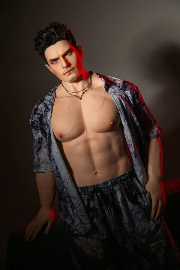 Super Realistic Full Silicone Mature Male Sex Doll Thor 175cm / 5ft 9 (Movable Jaw With Oral Structure, Hair Transplant) view 3