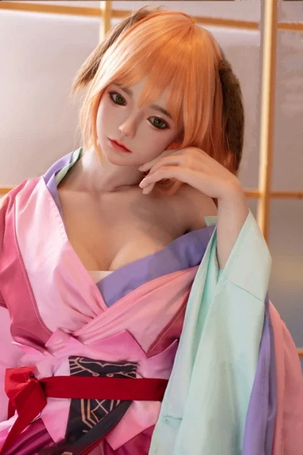 Cute Anime Sex Doll Savanna 150cm (Silicone Head) – Replaceable with Head and Body view 5