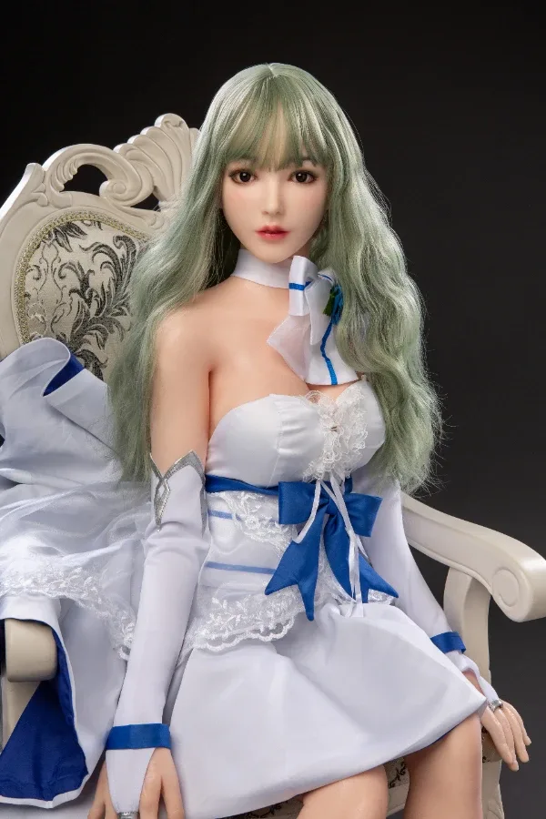 Beautiful Green Haired Sex Doll Lillian 161cm (Silicone Head)