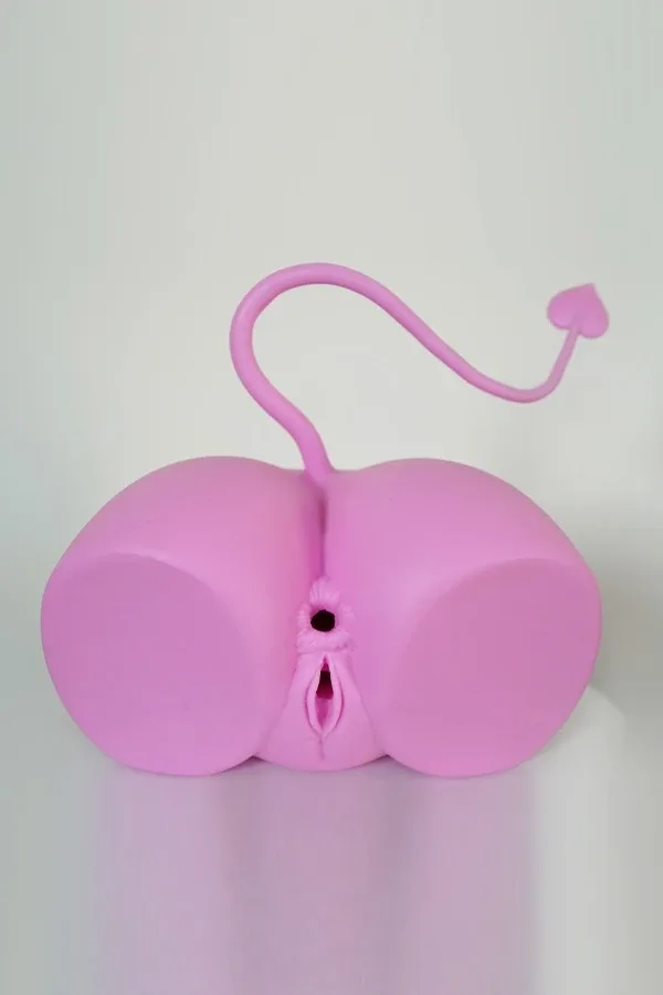 Pink Silicone Succubus Sex Doll Butt view 2