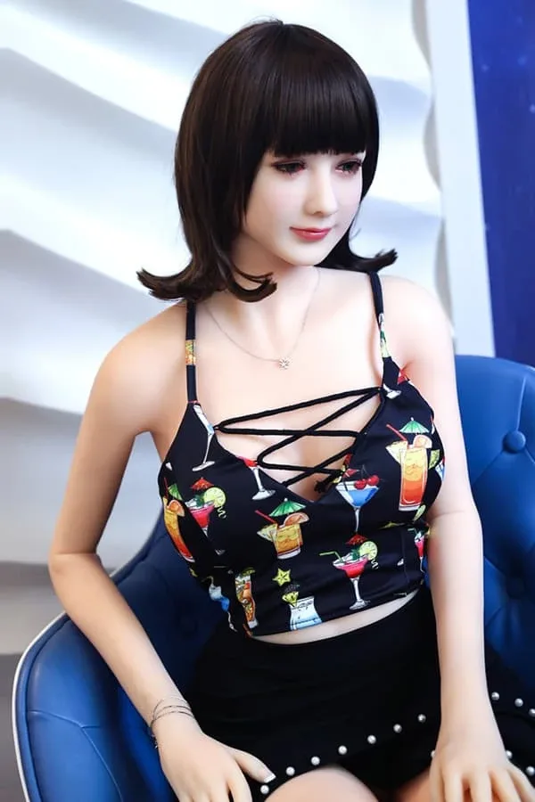 Lifelike Cute Asian Sex Doll Carroll 165cm view 5