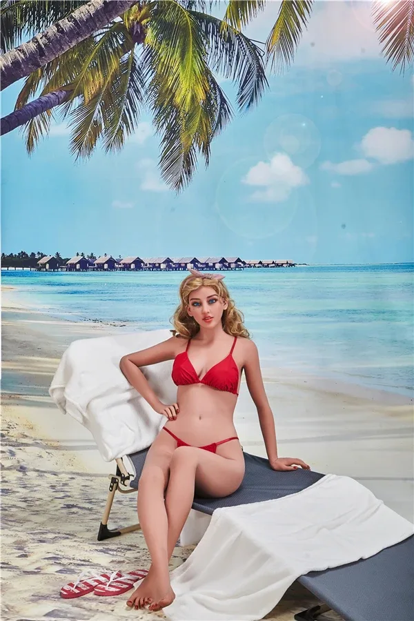 Realistic Lifelike Busty Beautiful Blonde Sex Doll Selah 163cm view 5