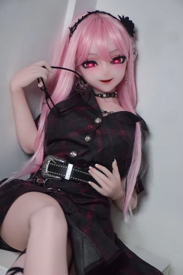 Pretty Pink Hair Anime Elf Sex Doll Kamiya Shiori 148cm view 6