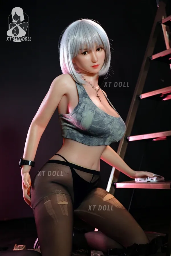 160cm G-cup White Hair Big Boobs Sex Doll Lola view 2